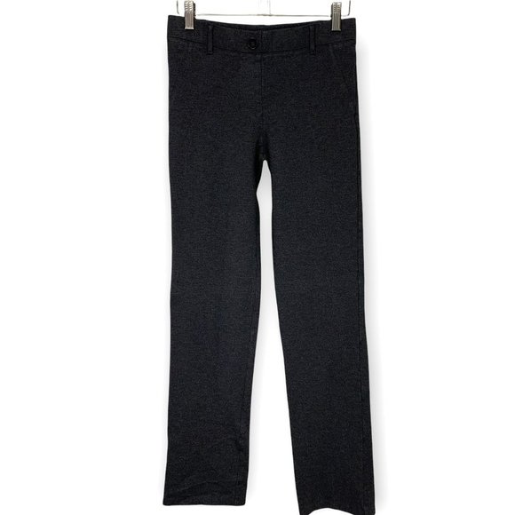 Betabrand Straight Leg Charcoal Grey Small